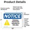Signmission 7 in Height, 10 in Width, Vinyl Decal, Rectangle OS-2PACK-NS-D-710-L-16338 - alternate 2